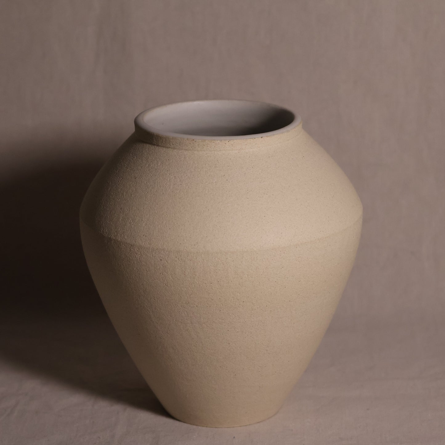 White Stone Vase 1