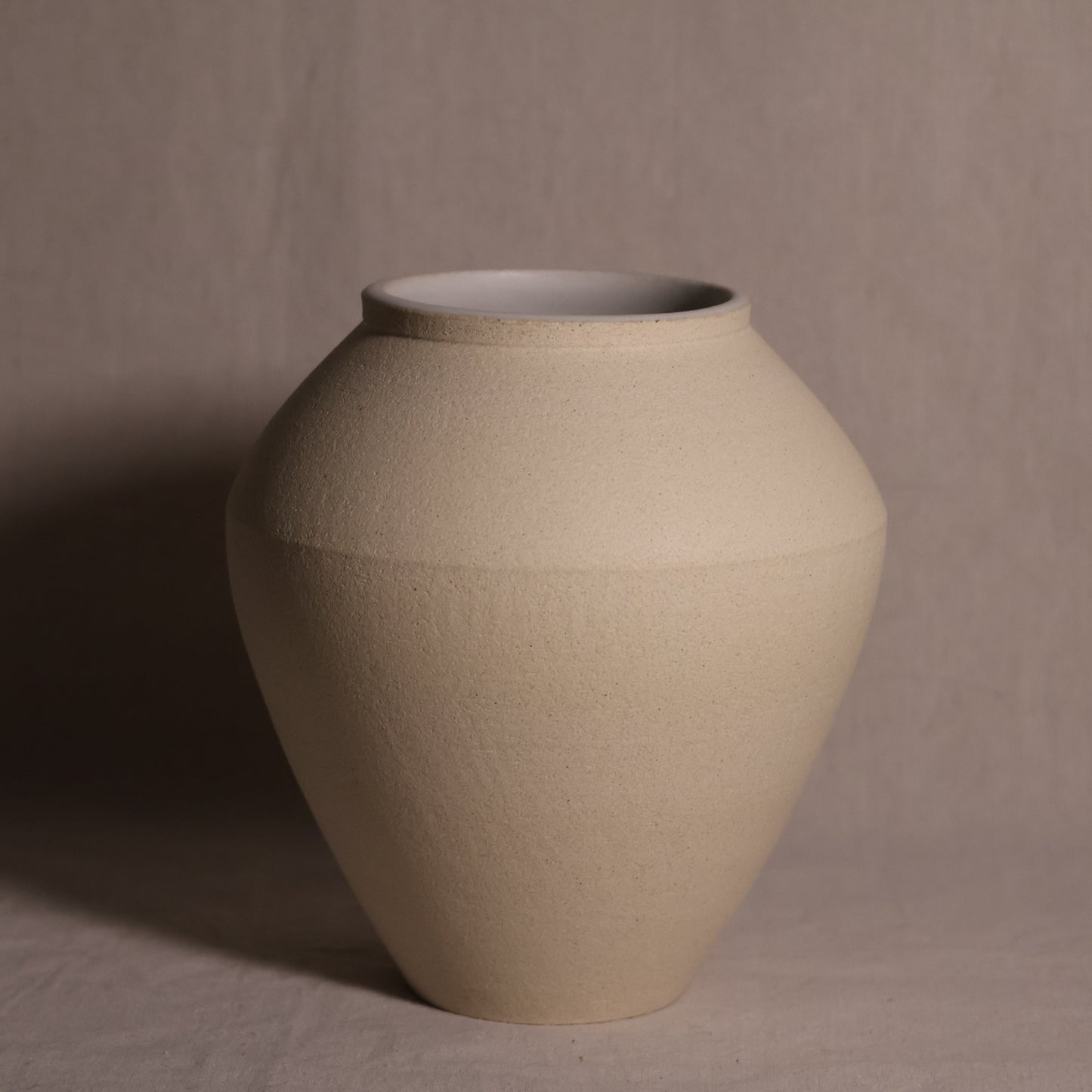 White Stone Vase 1
