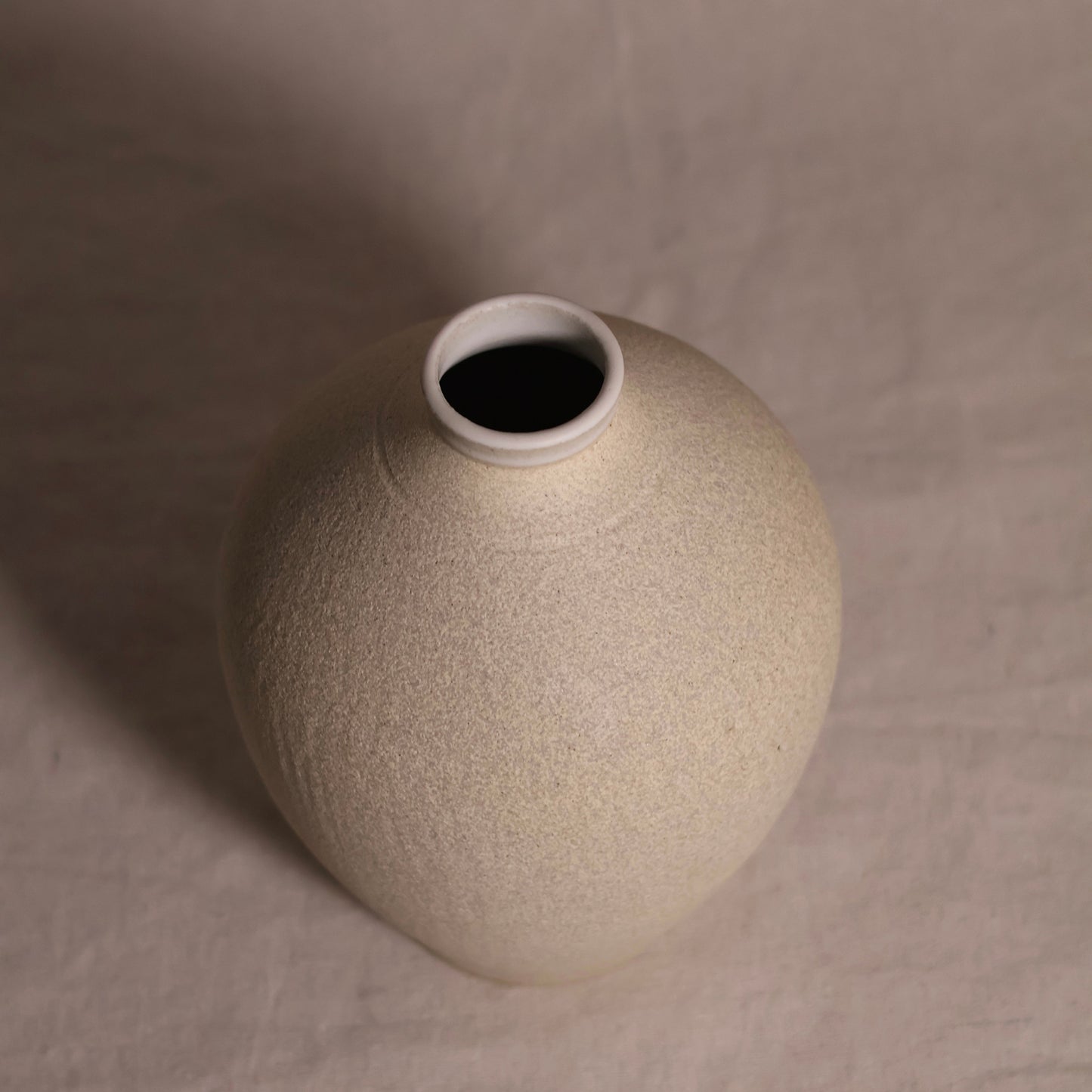 White Stone Vase 1