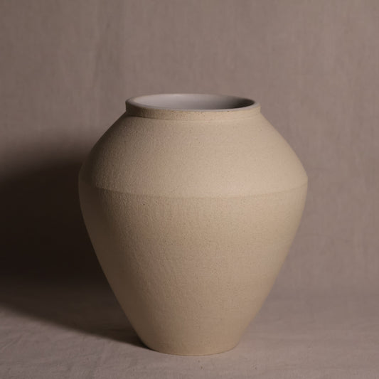White Stone Vase 1