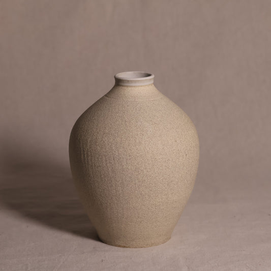 White Stone Vase 1