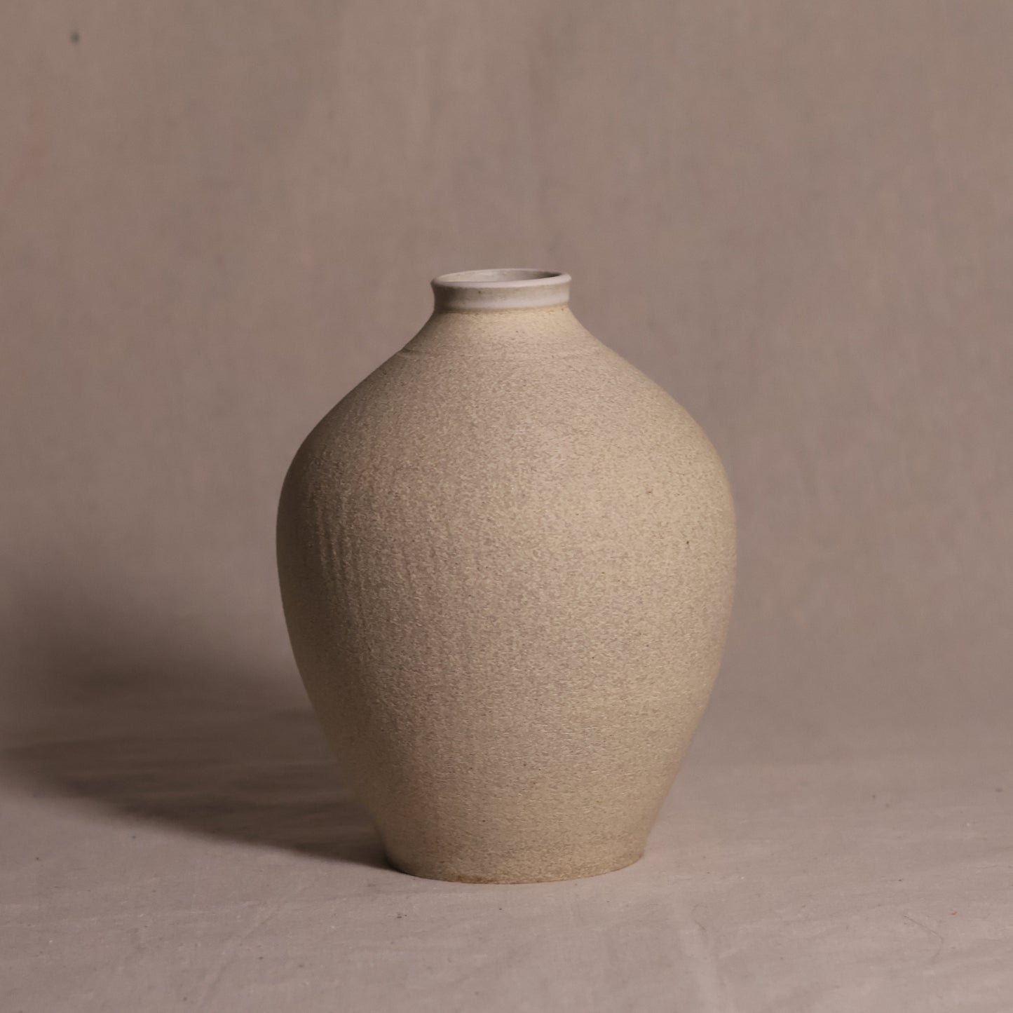 White Stone Vase 1